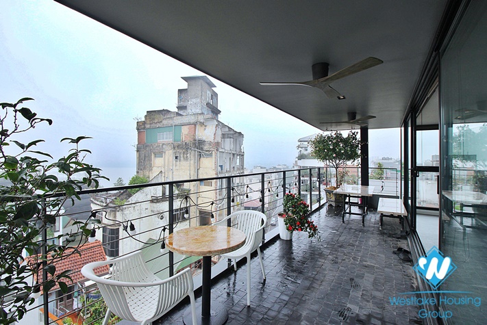Super modern with lake view duplex to lease in Tay Ho district